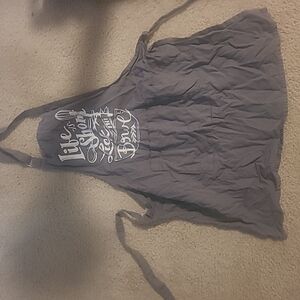 Gray Women's Apron